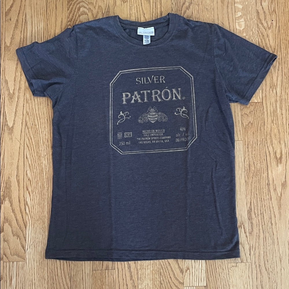 Patron Silver Gray Graphic T-Shirt